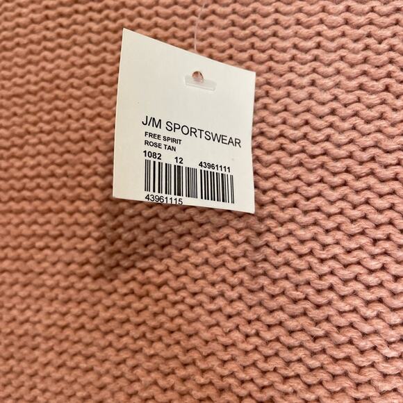 Est 1946 Pink Swiss Dot Open Front Cardigan Size Medium - Picture 5 of 9